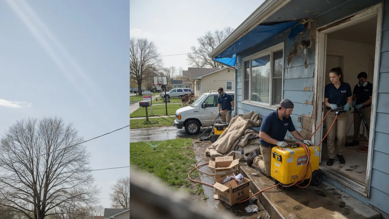 Basement Flood Cleanup in West Chicago, IL near me
